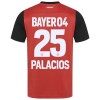 Original Fußballtrikot Bayer 04 Leverkusen Exequiel Palacios 25 Heimtrikot 2024-25 Für Herren